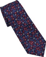 Ben Sherman Floral Jacquard Slim Tie