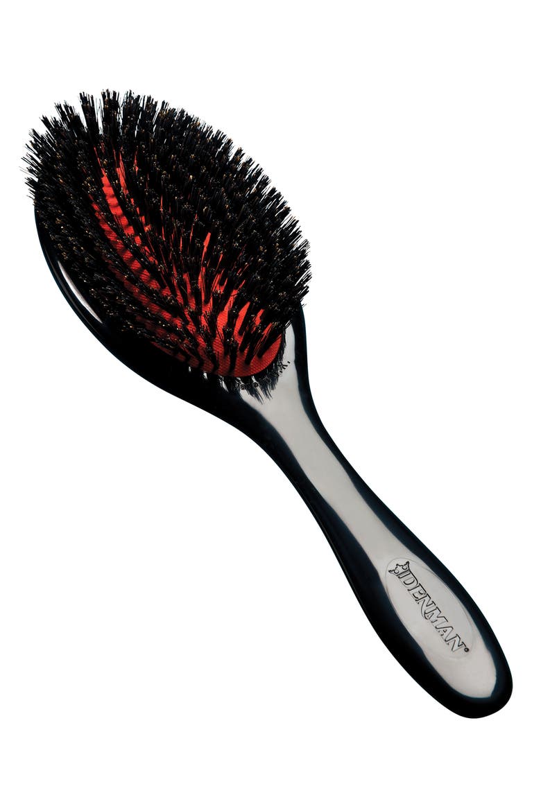 D82M The Finisher Hairbrush, Alternate, color, BOAR BRISTLES BLACK