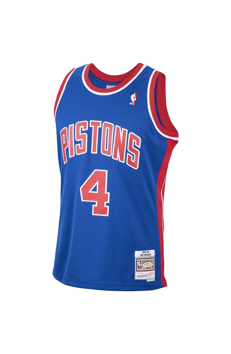 Mitchell & Ness Men's Mitchell & Ness Joe Dumars Blue Detroit Pistons Hardwood Classics Swingman Jersey, Alternate, color, 