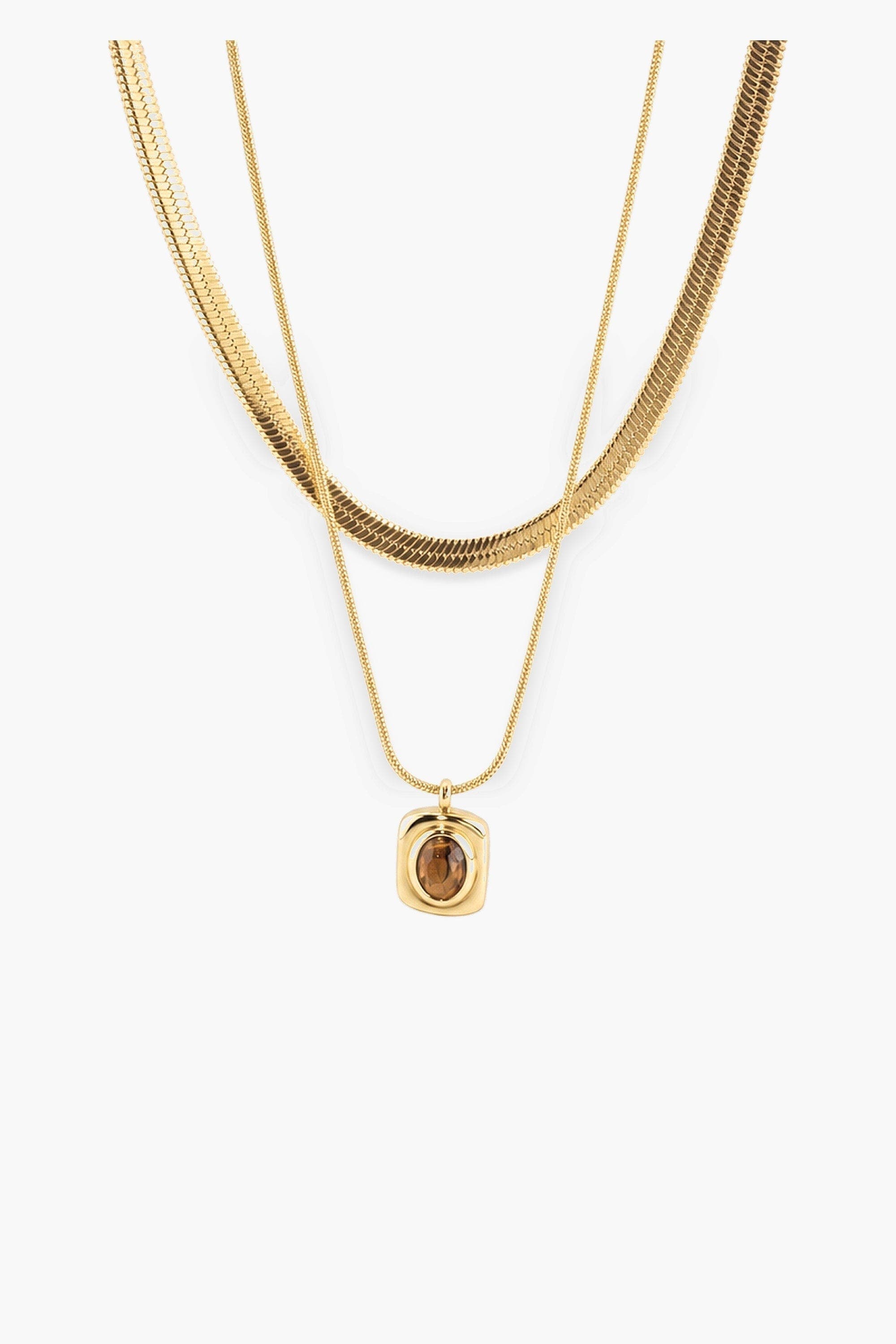 selected Gold With Tiger's Eye