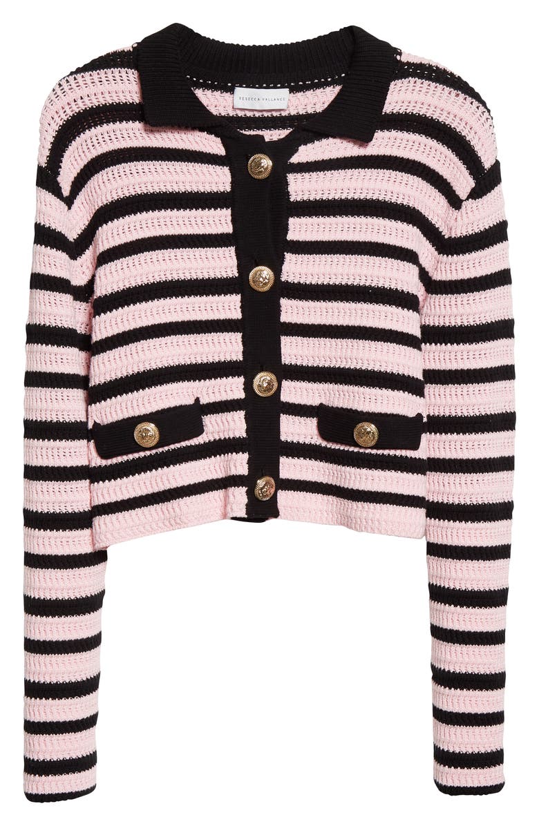 Rebecca Vallance Camille Knit Crop Cardigan, Alternate, color, 