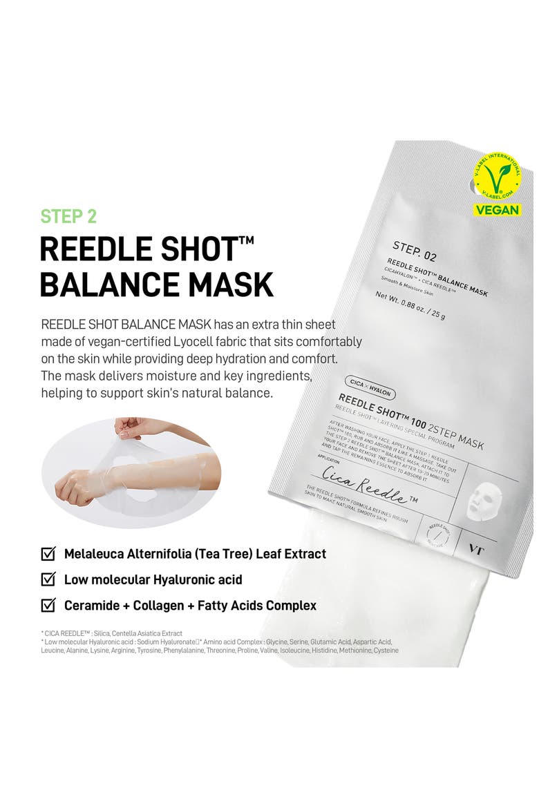 Reedle Shot 100 2-Step Mask, Alternate, color, SILVER