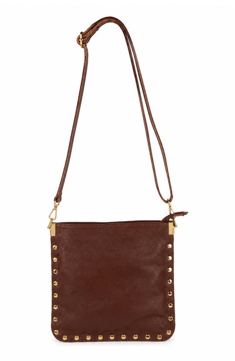 Francesca Studded Leather Crossbody