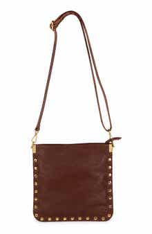 Francesca Studded Leather Crossbody