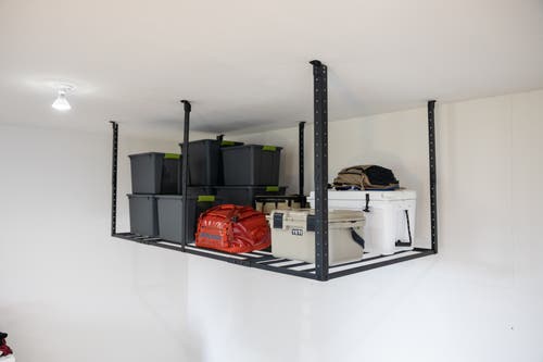 Storeyour 4' X 8' Faber Overhead Garage Shelving -holds 700 Lbs In ...