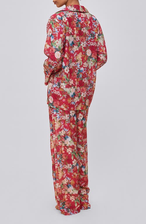 Papinelle Holly Cotton Voile Pajamas In Red