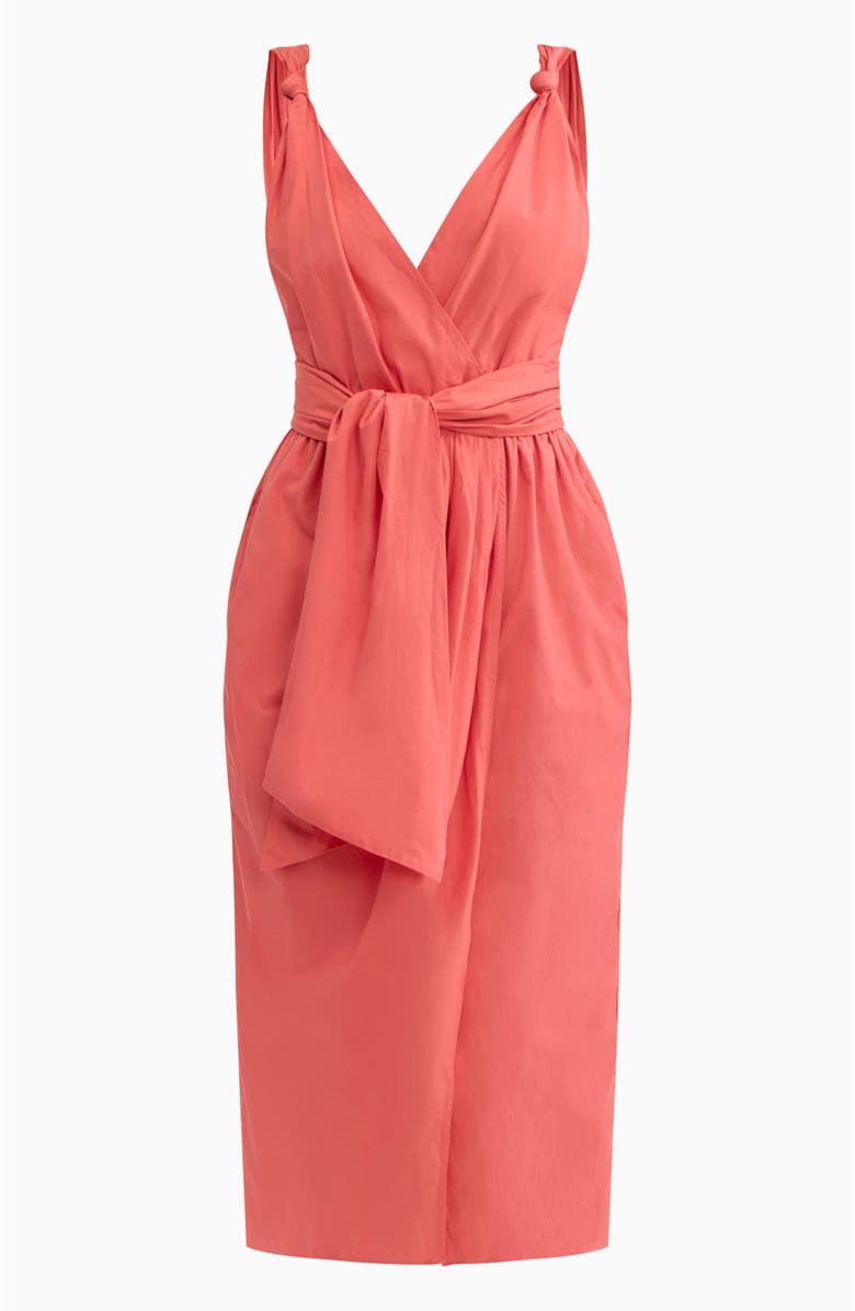 Rebecca Taylor Brielle Poplin Dress, Alternate, color, Coral Blush