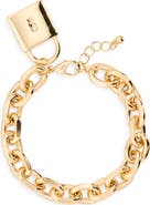 NORDSTROM RACK Chain Lock Bracelet