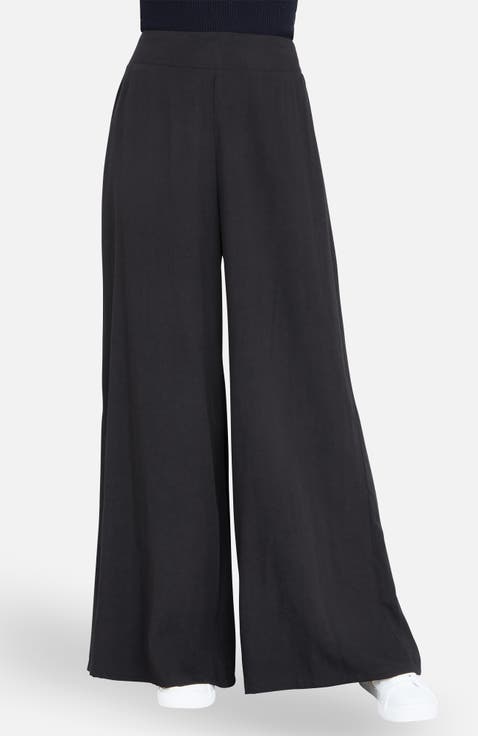 Wide Leg Palazzo Trousers