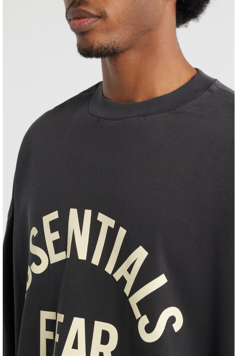 Campus '90s Long Sleeve Logo Graphic T-Shirt, Alternate, color, FADED BLACK