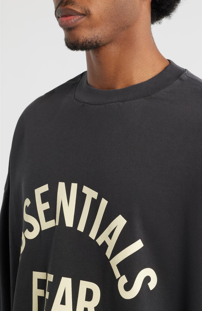 Fear of God Essentials Campus '90s Long Sleeve Logo Graphic T-Shirt, Alternate, color, 