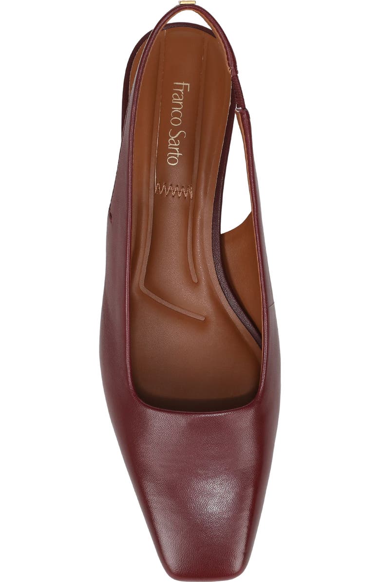 Franco Sarto Lyanna Slingback Pump, Alternate, color, Bordo Red