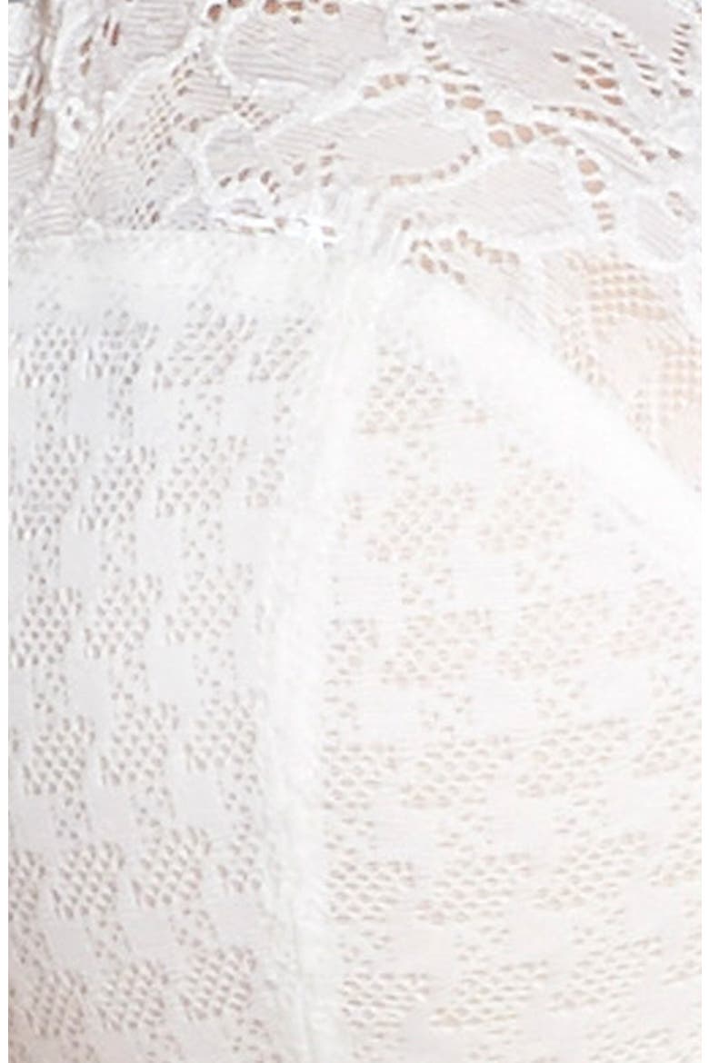 Envy Underwire Stretch Lace Side Support Bra, Alternate, color, IVORY
