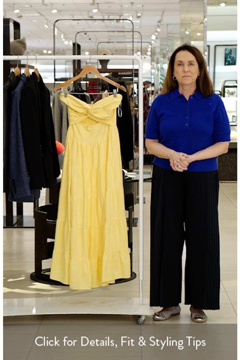 Sitara Tiered Strapless Maxi Dress video