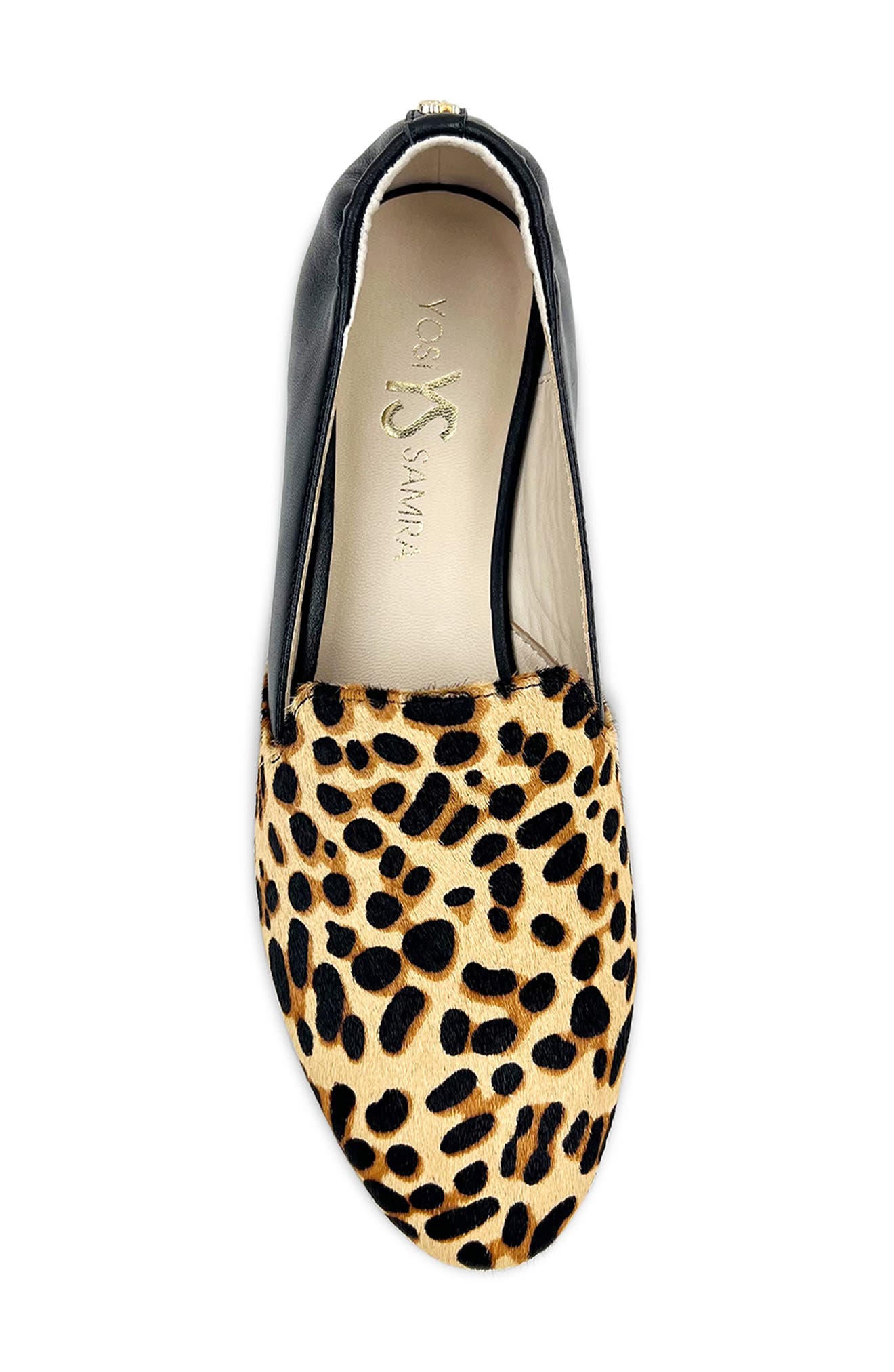 Yosi Samra Preslie Calf Hair Loafer, Alternate, color, 