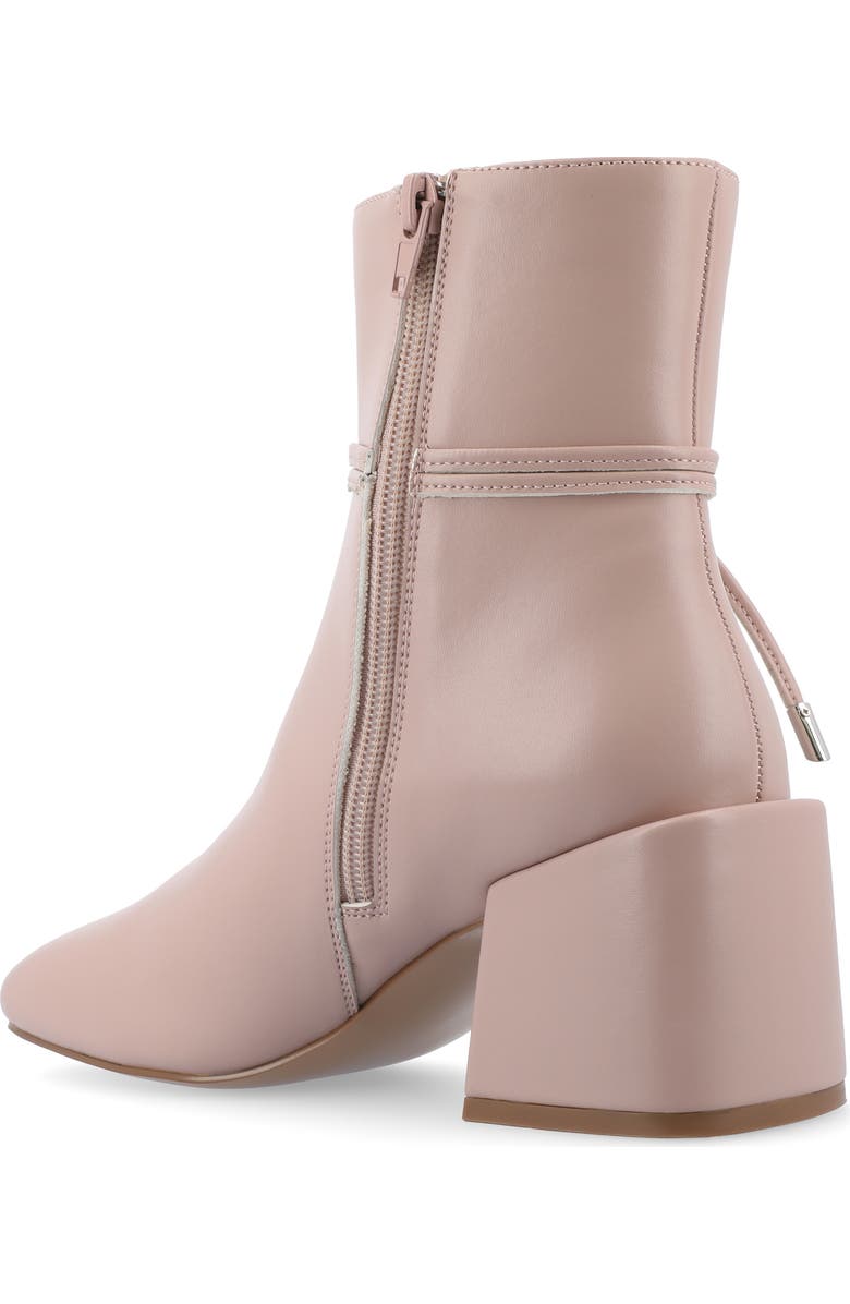 Journee Collection Beverly Block Heel Bootie, Alternate, color, Blush