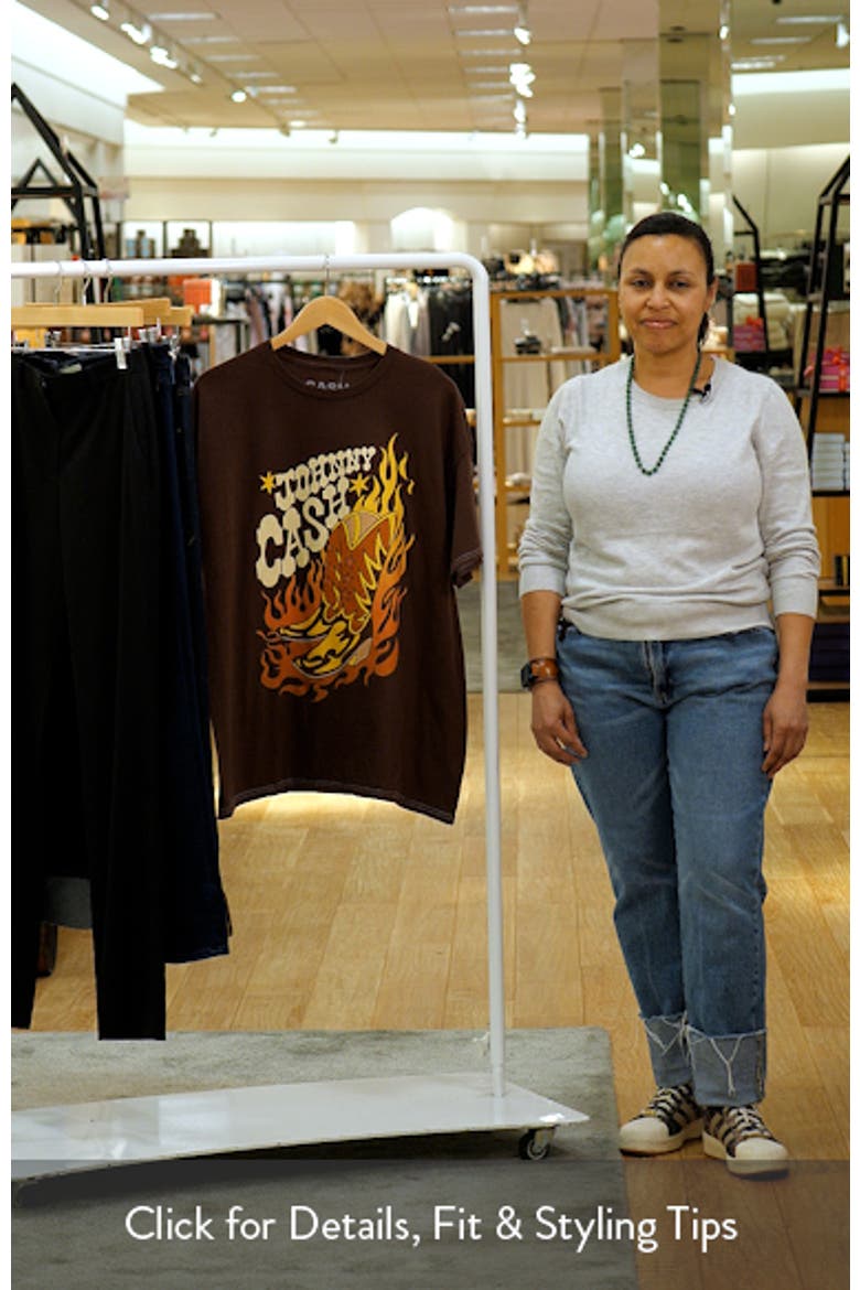 Johnny Cash Boots Graphic T-Shirt video