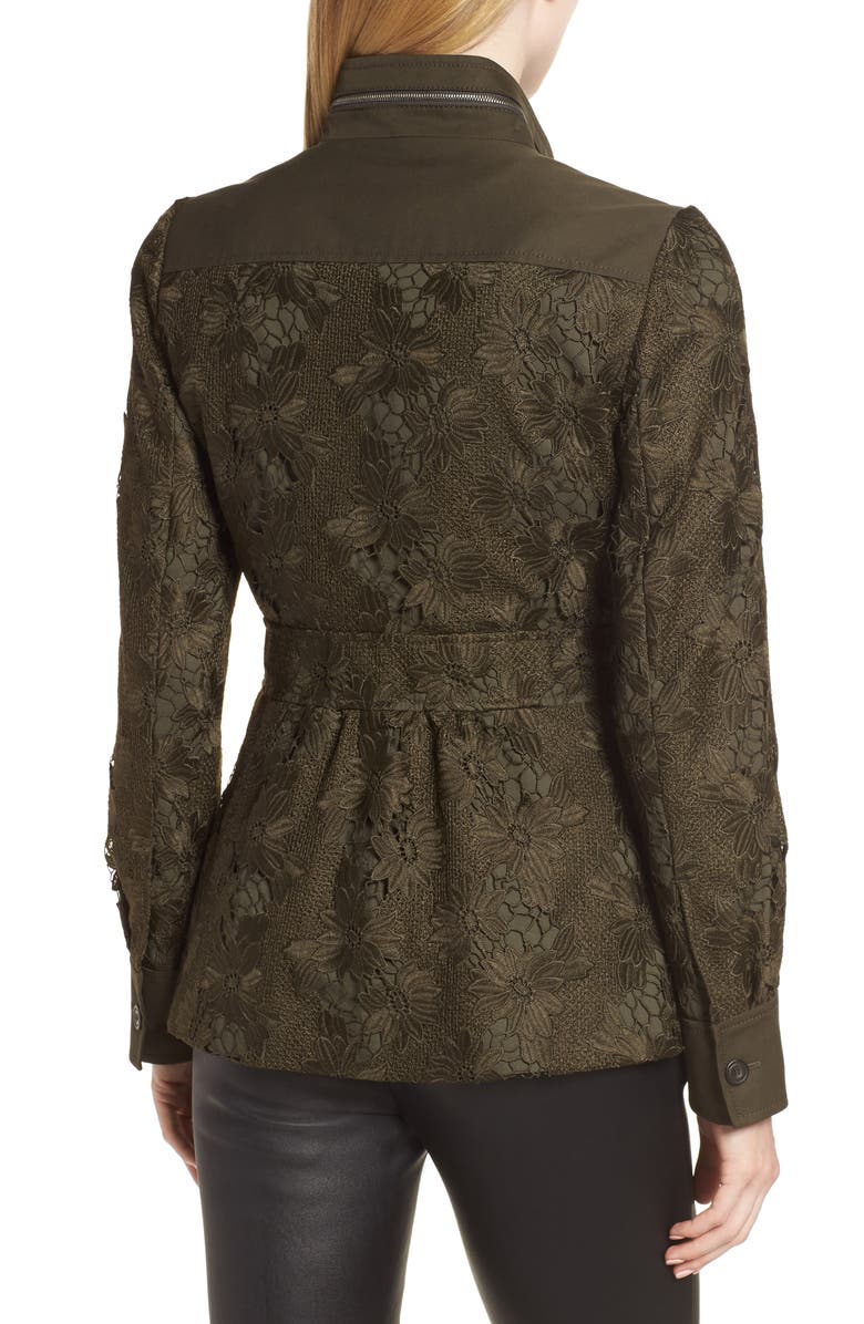 Nordstrom Signature Lace Surplus Jacket, Alternate, color,