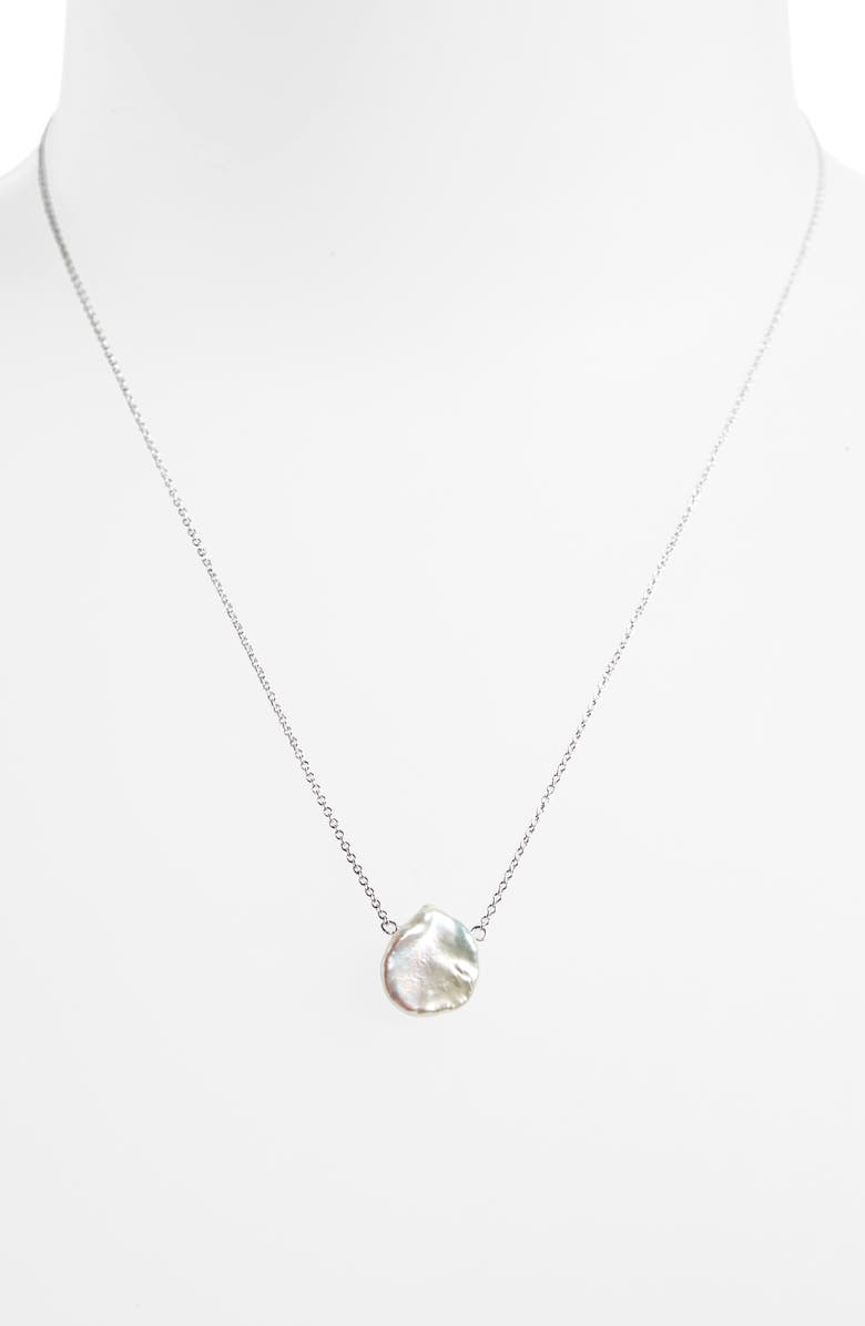 Dogeared Reminder - One in a Million Keshi Pearl Pendant Necklace, Alternate, color, 