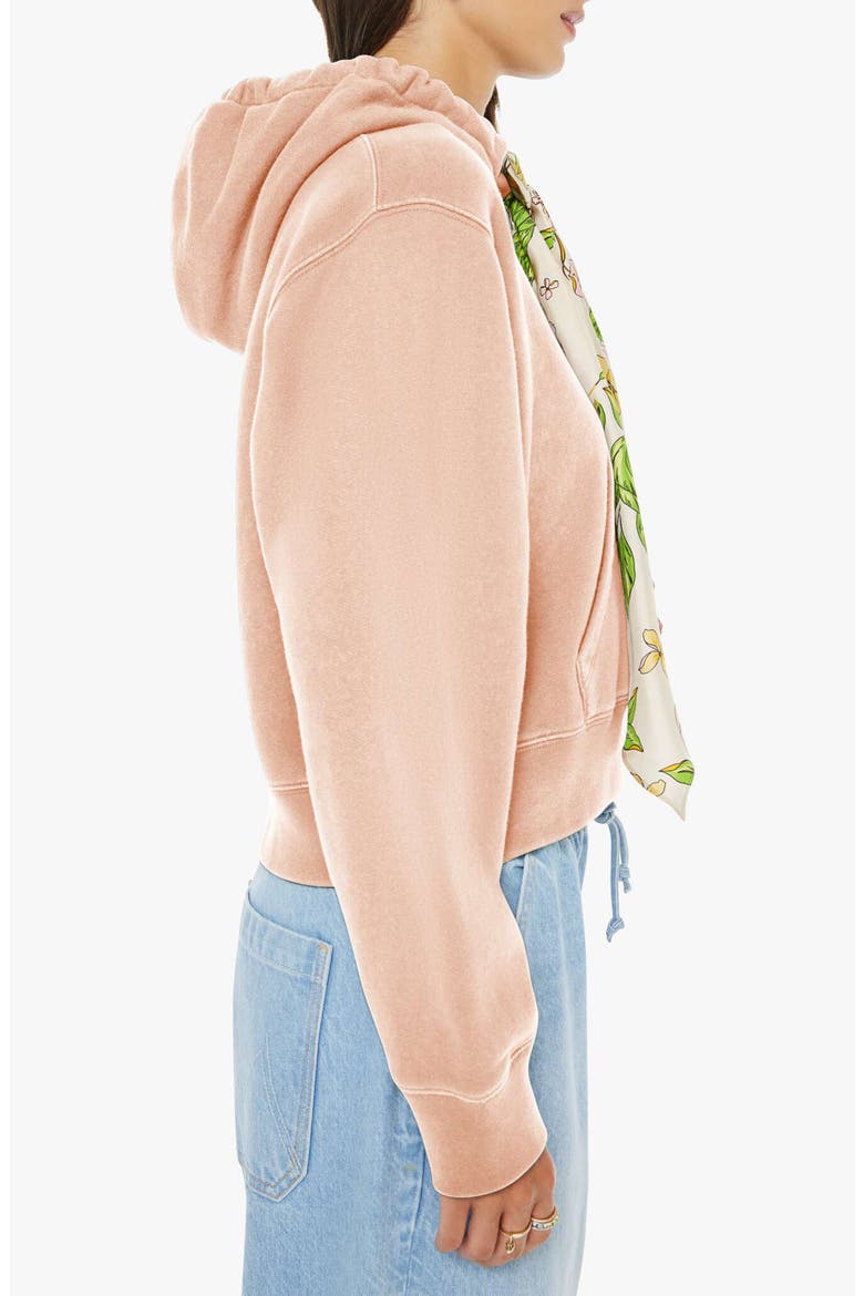 Cravat Hoodie, Alternate, color, SHY GIRL MAHOGANY ROSE