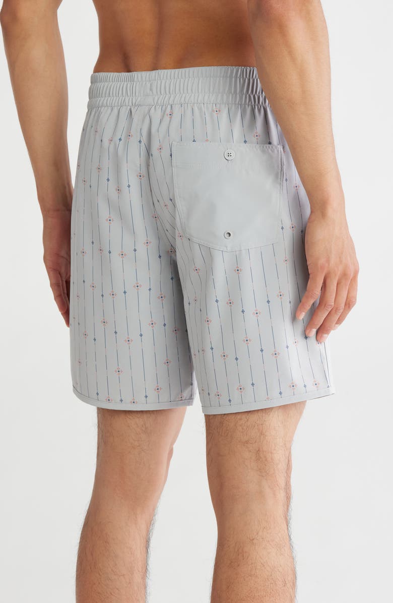 TravisMathew Deco Board Shorts, Alternate, color, Heather Light Grey