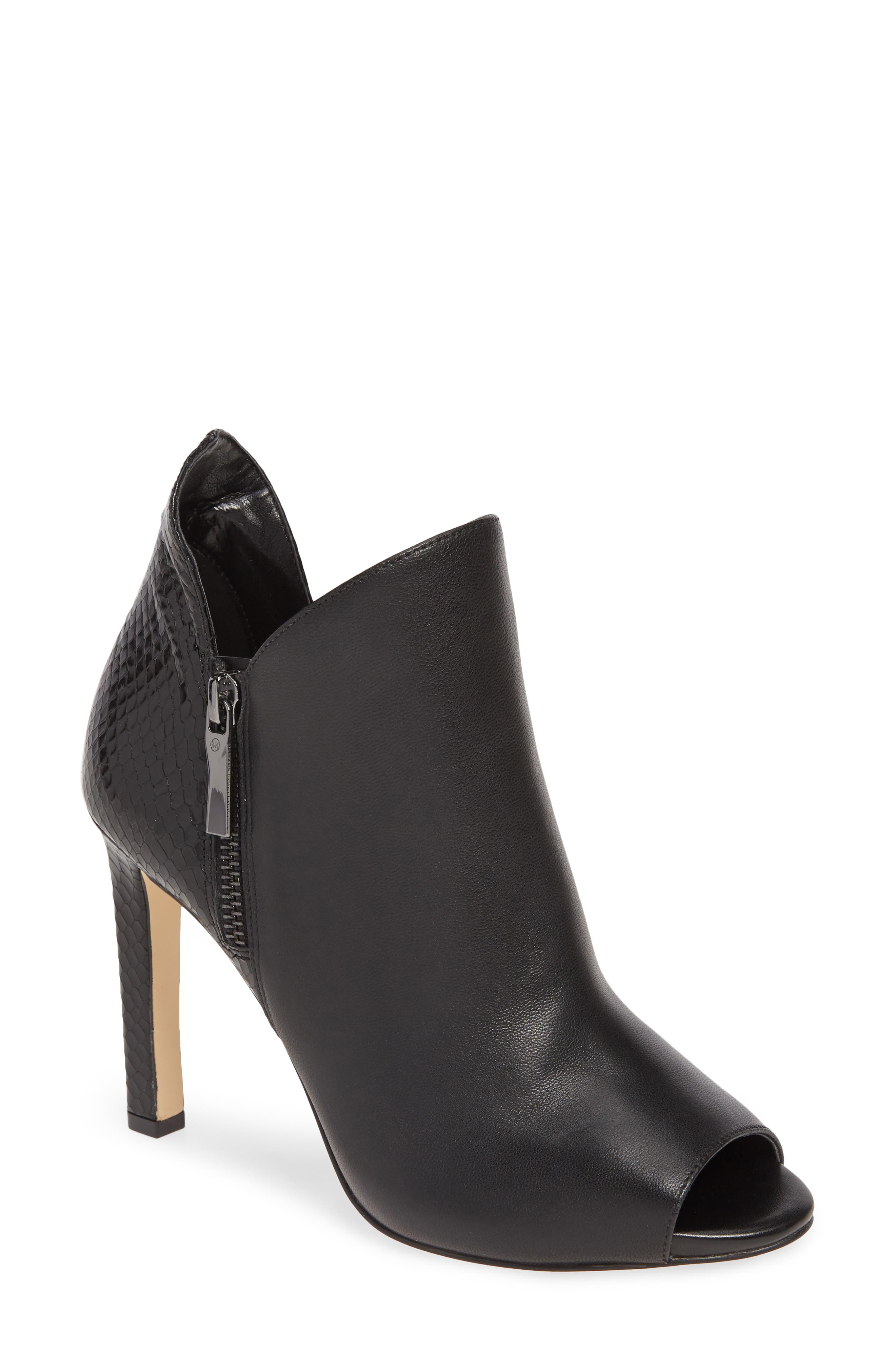 MICHAEL Michael Kors Alane Open Toe Bootie, Main, color, 