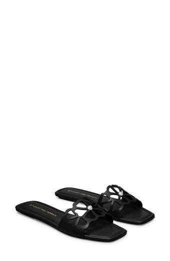 Stuart Weitzman Jasmine Cutout Slide Sandal
