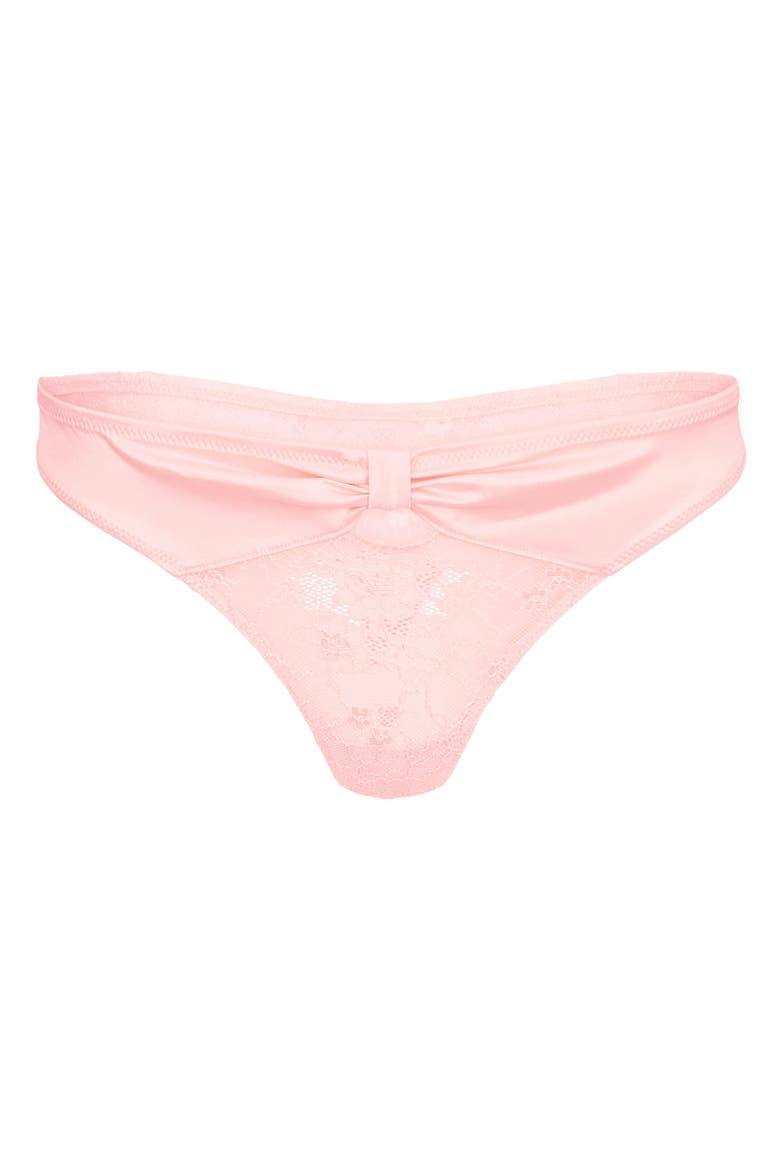 Eira Thong Panties, Alternate, color, Light pink