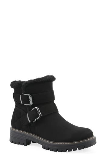 Cliffs By White Mountain Marvin Faux Fur Lined Bootie In Black