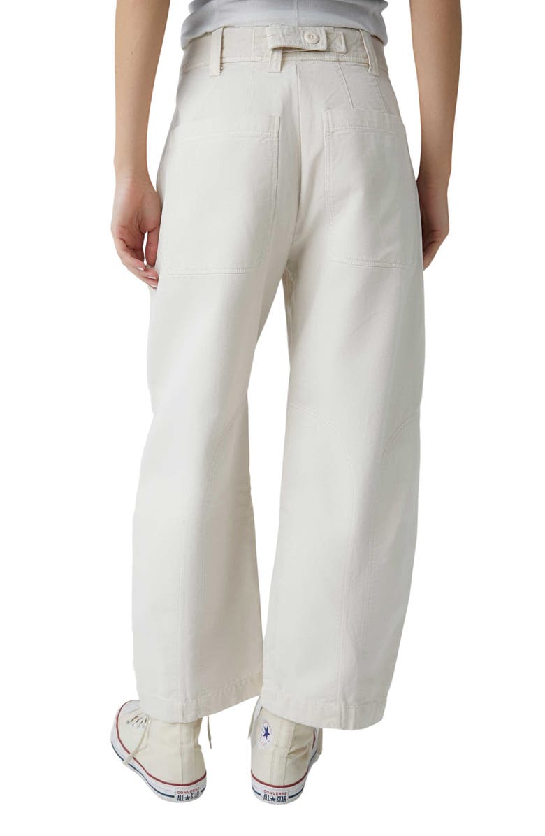 Free People Rock Springs Cotton Ankle Barrel Pants, Alternate, color,