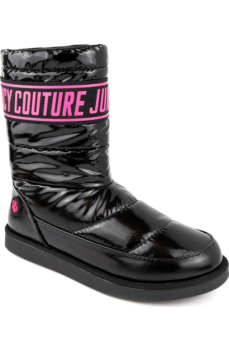 Juicy Couture Quilted Faux Fur Lined Winter Boot, Main, color,