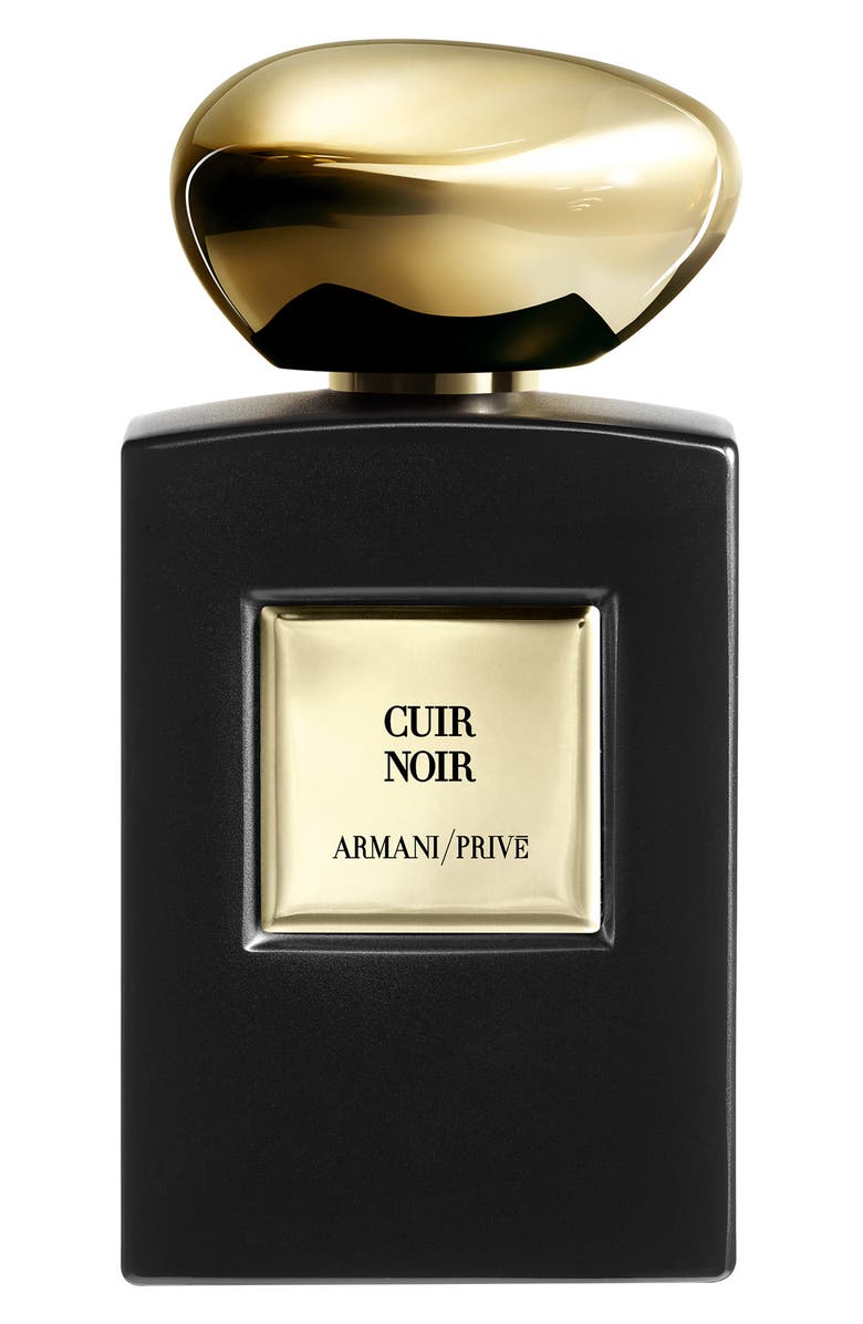 ARMANI beauty Armani Privé Cuir Noir Eau de Parfum, Main, color, 