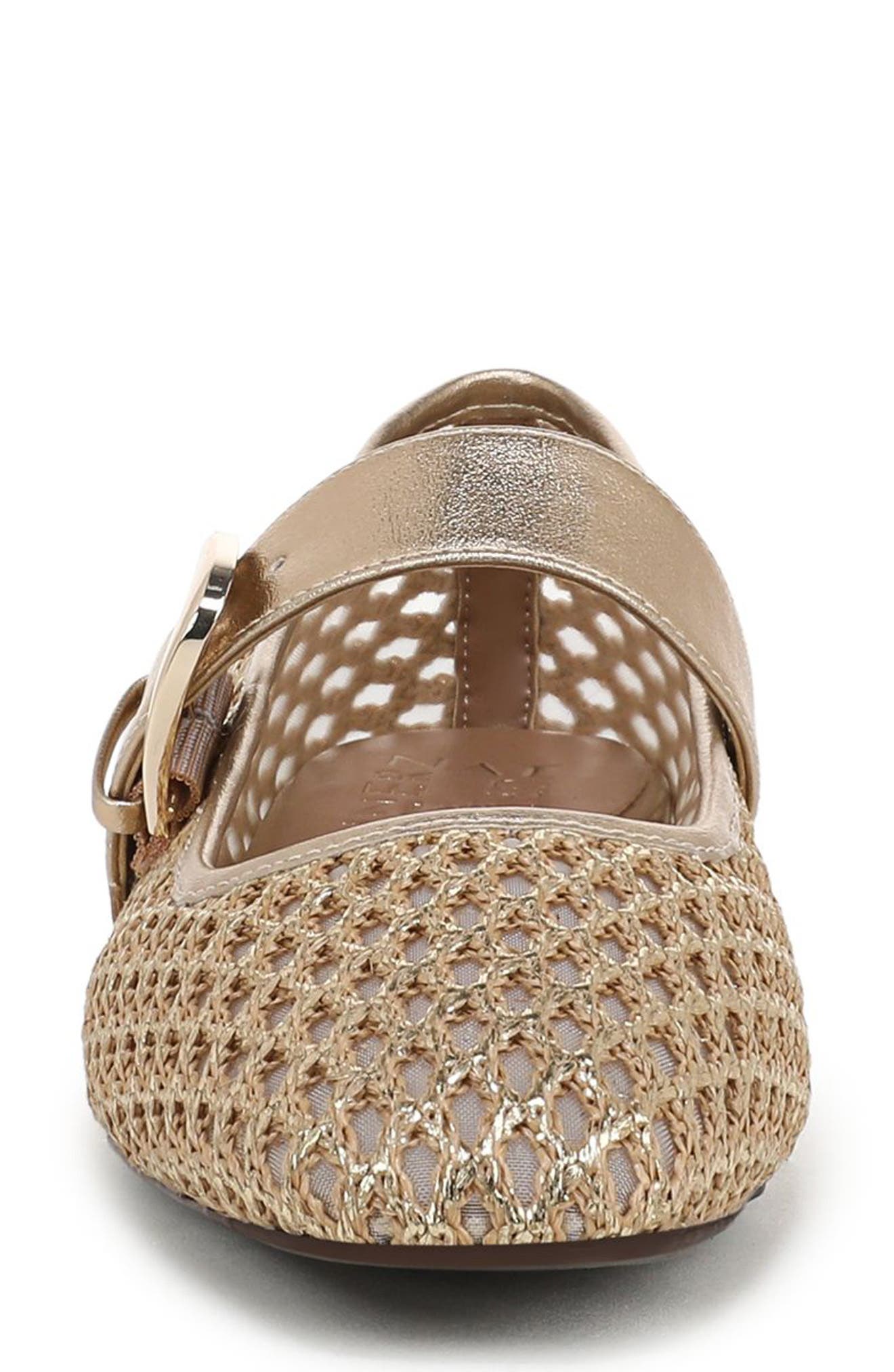 Cosmic Mary Jane Flat, Alternate, color, TAN GOLD/ LIGHT CHAMPAGNE