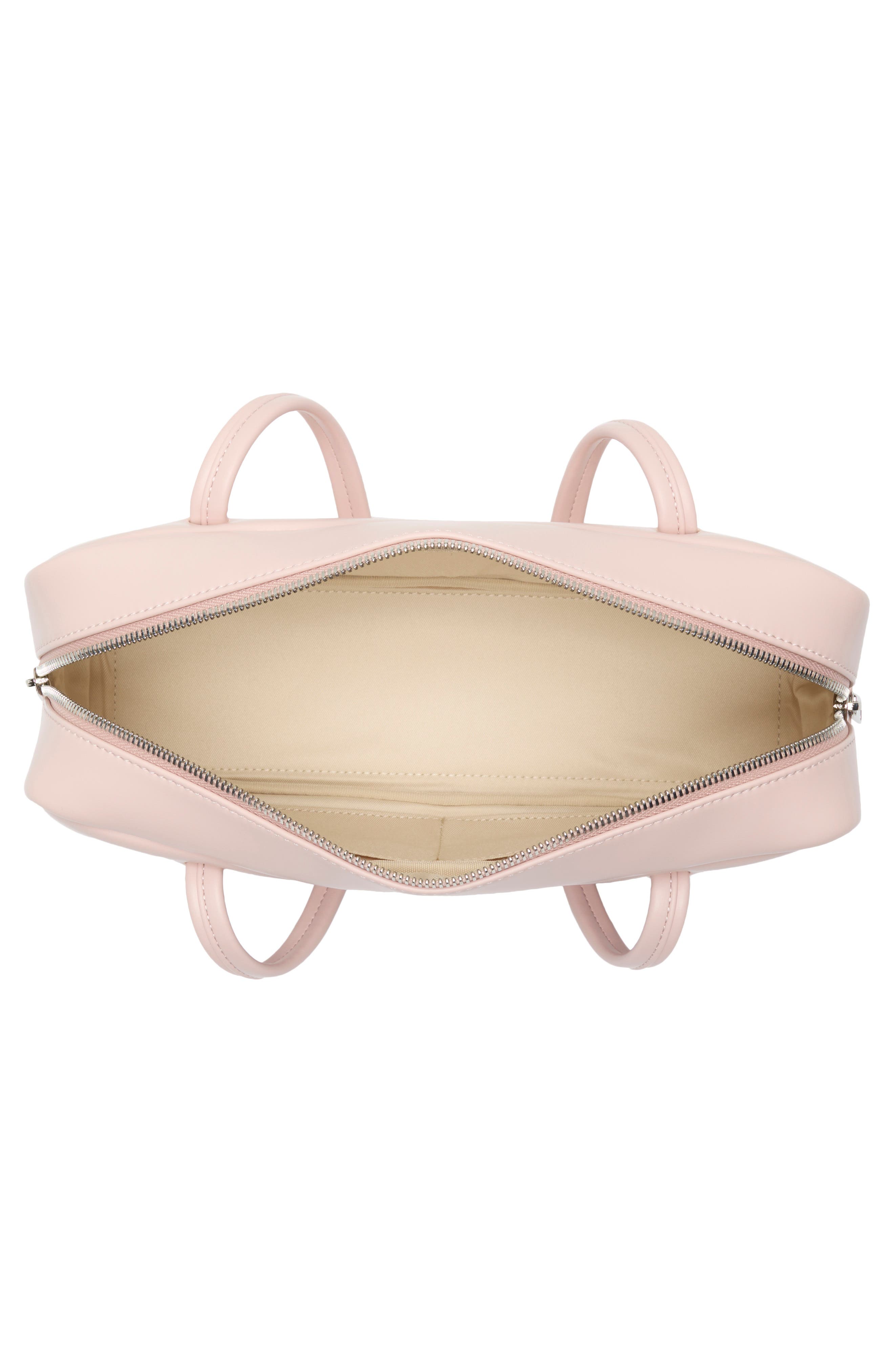 Stand Oil More Faux Leather Baguette Bag, Alternate, color, Baby Pink