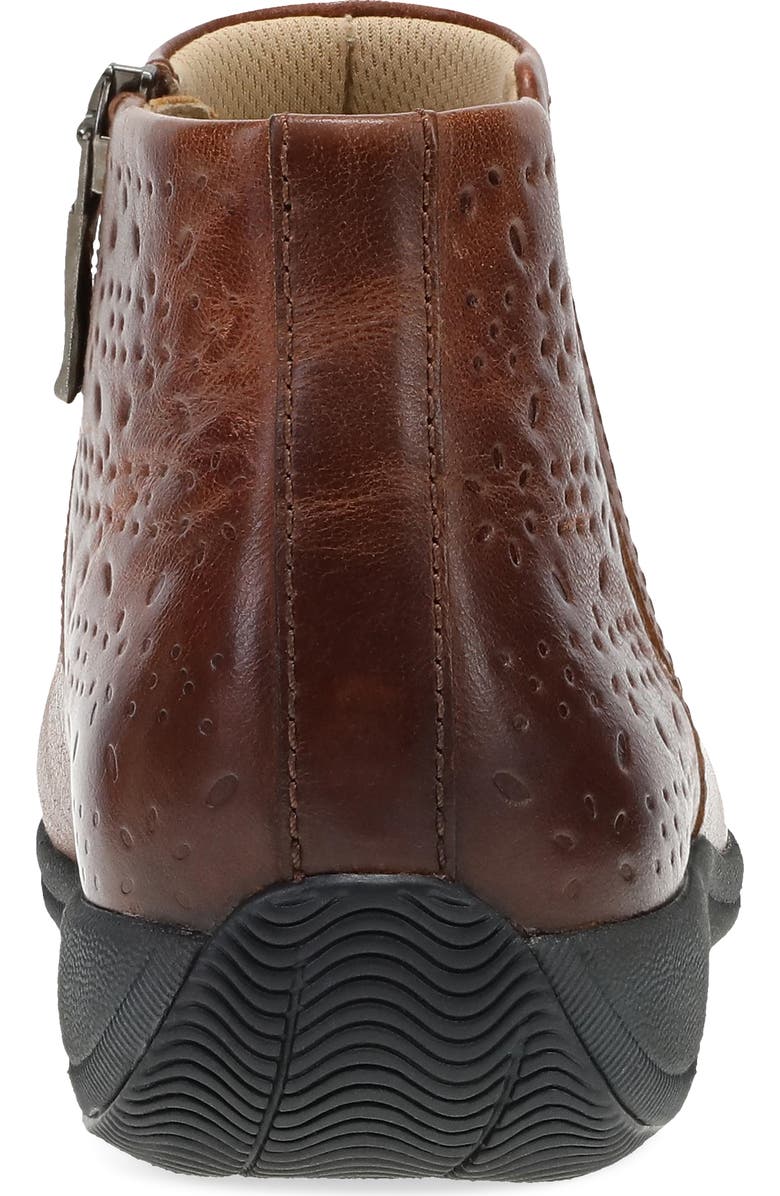 Dansko Sherry Bootie, Alternate, color, Cinnamon Waxy Burnished
