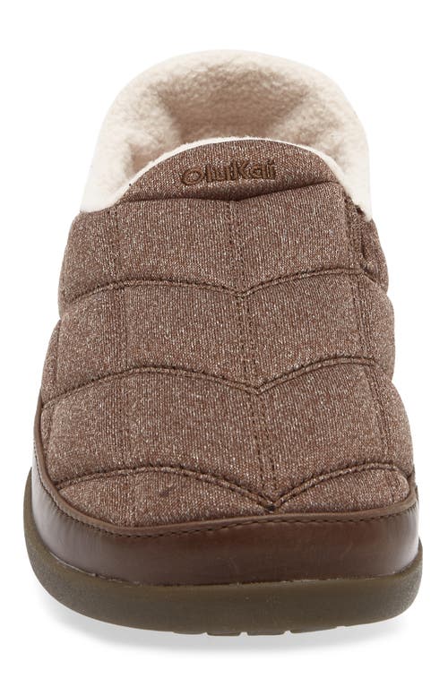 Olukai Puku'i Quilted Slipper In Brown