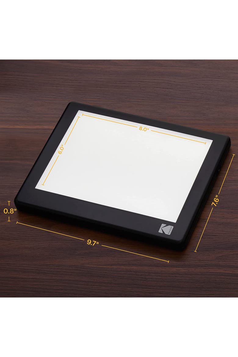 LED Light Box 8x6 in, Alternate, color, Black
