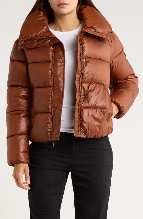 Bcbgeneration Water Resistant Puffer Jacket In Brown