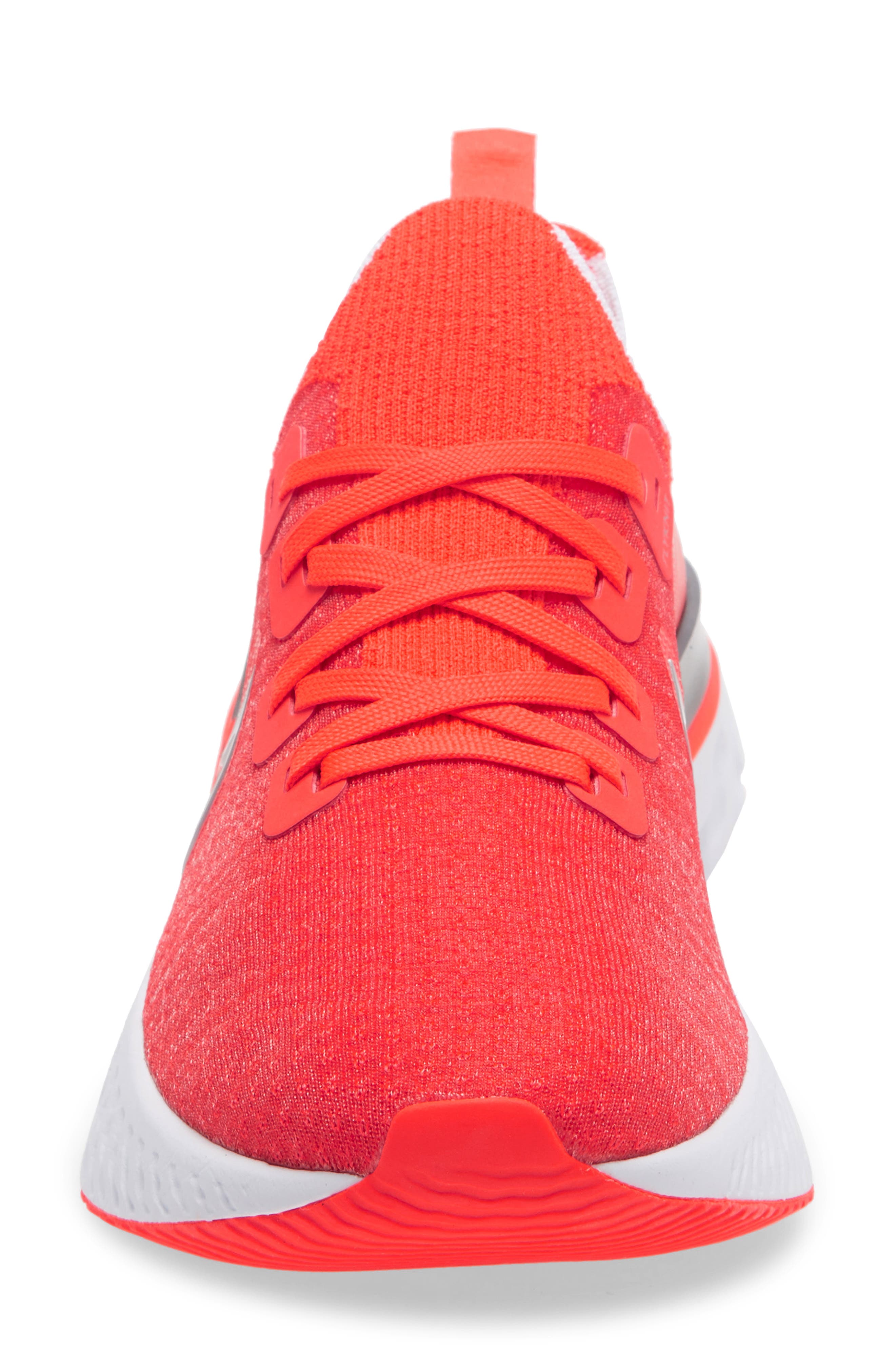 React Infinity Run Flyknit Running Shoe, Alternate, color, CRIMSON/ WHITE/ RED/ SILVER