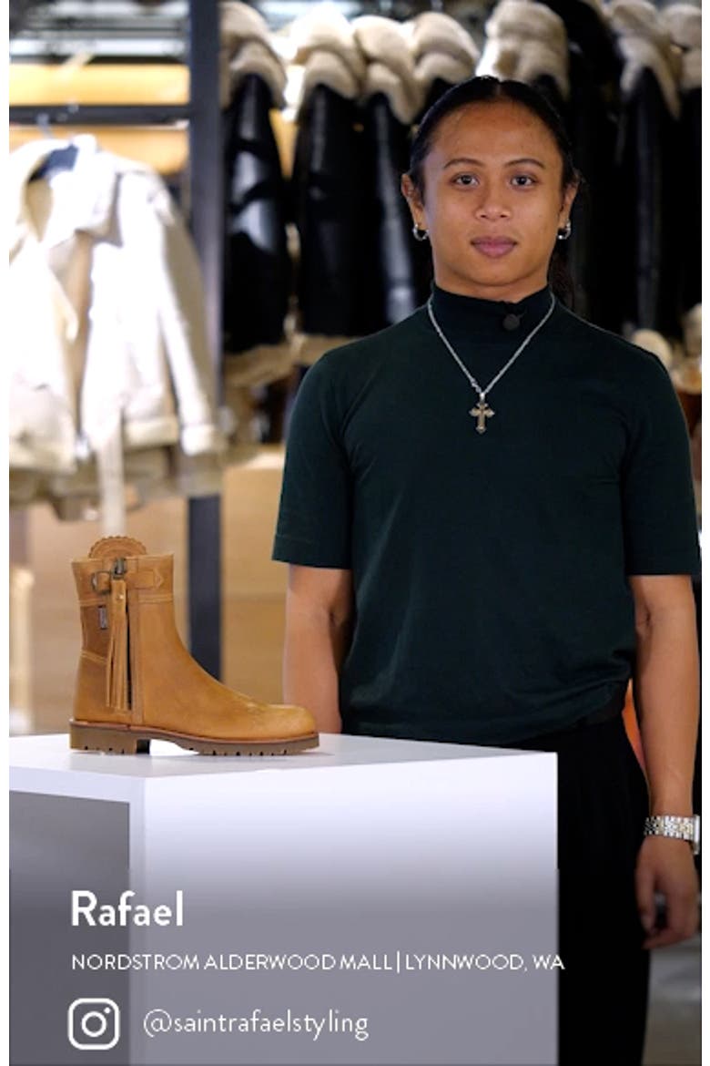 Crop Tassel Leather Boot video