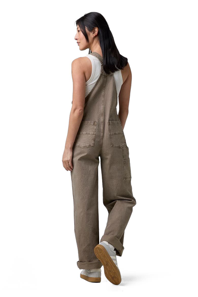 Rambler Stretch Canvas Overall - Women's, Alternate, color, Fallen Rock