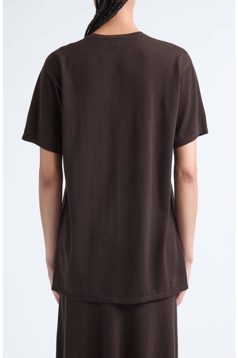 Knit T-Shirt, Alternate, color, FONDANTE