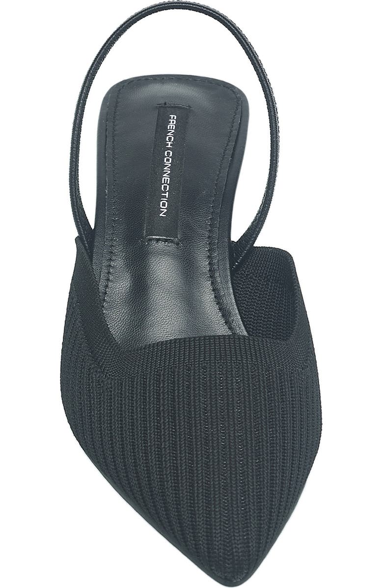 French Connection Ladies Coco Slingback Kitten Heel, Alternate, color, Black