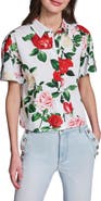 KARL LAGERFELD PARIS Rose Print Shirt