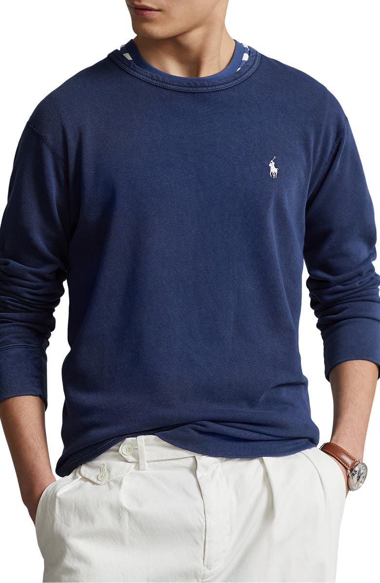 Polo Ralph Lauren French Terry Crewneck Sweatshirt, Main, color, 