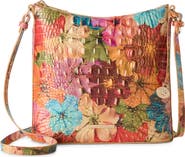 Brahmin Katie Croc Embossed Leather Crossbody Bag