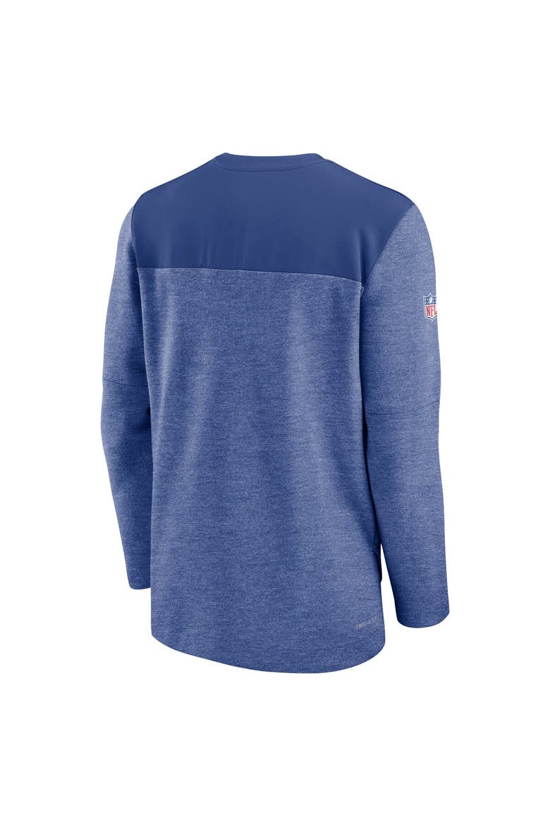 Men's Nike Royal New York Giants Sideline Lockup Performance Quarter-Zip Top, Alternate, color, Royal
