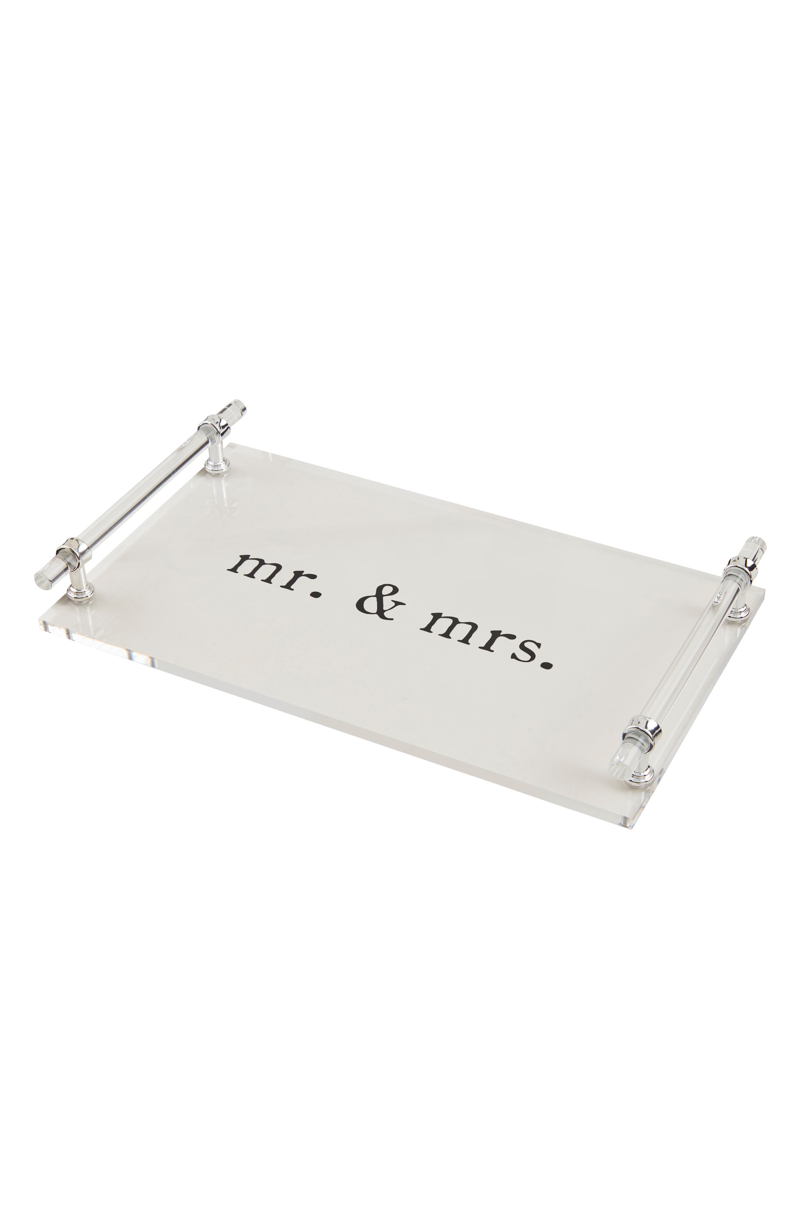 Mud Pie Mr. & Mrs. Serving Tray