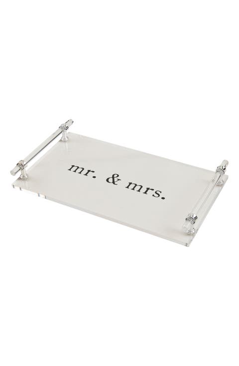 Mr. & Mrs. Serving Tray