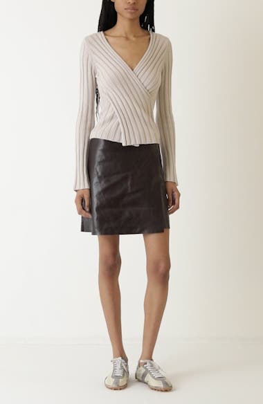 Paloma Wool Sandi Leather Wrap Skirt | Nordstrom